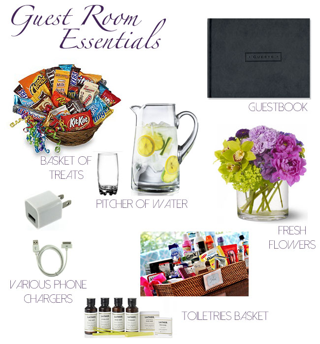 What to Put in a Guest Room, Guest Room Essentials