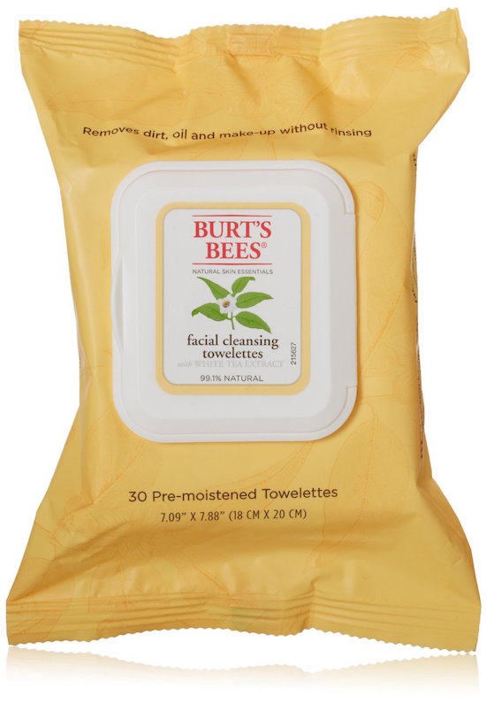 Burt's Bees Facial Cleansing Towelettes with White Tea Extract